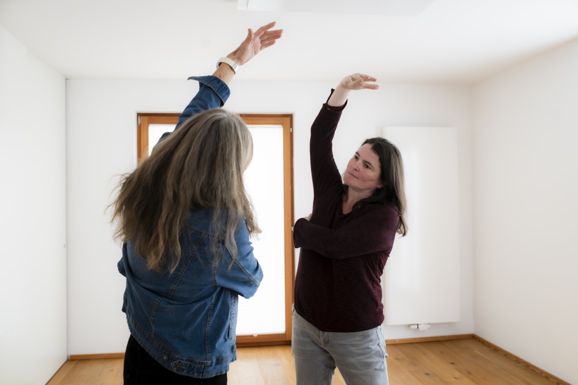 Yoga meets Stimme